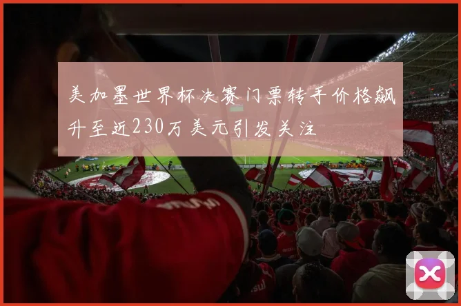 美加墨世界杯决赛门票转手价格飙升至近230万美元引发关注